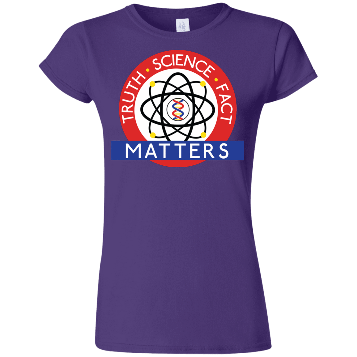 T-Shirts Purple / S Truth Science Fact Junior Slimmer-Fit T-Shirt