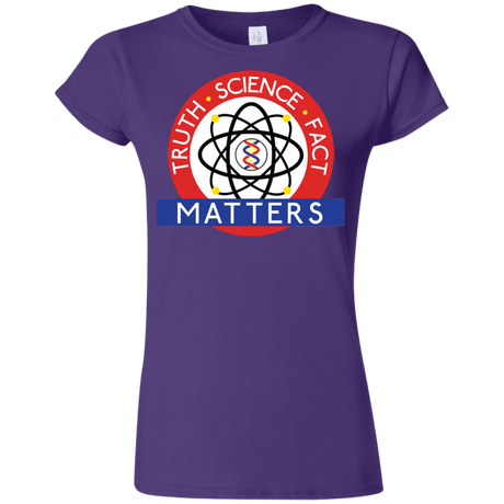 T-Shirts Purple / S Truth Science Fact Junior Slimmer-Fit T-Shirt