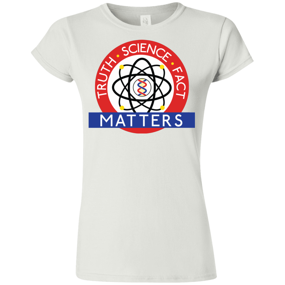 T-Shirts White / S Truth Science Fact Junior Slimmer-Fit T-Shirt