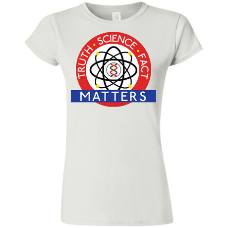 T-Shirts White / S Truth Science Fact Junior Slimmer-Fit T-Shirt