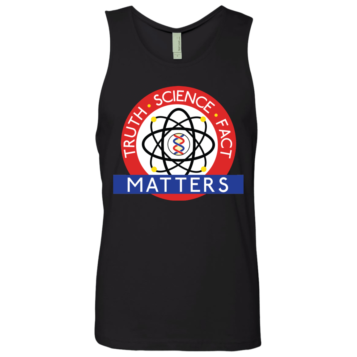 T-Shirts Black / S Truth Science Fact Men's Premium Tank Top