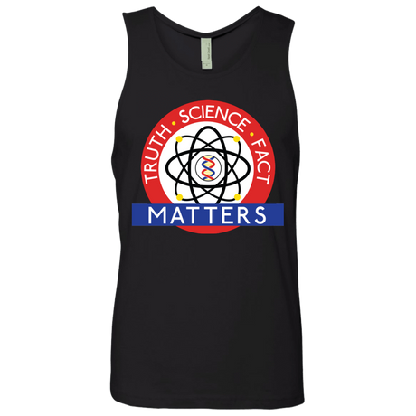 T-Shirts Black / S Truth Science Fact Men's Premium Tank Top