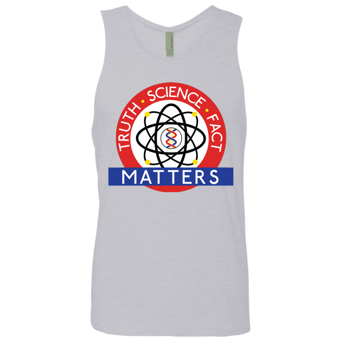 T-Shirts Heather Grey / S Truth Science Fact Men's Premium Tank Top