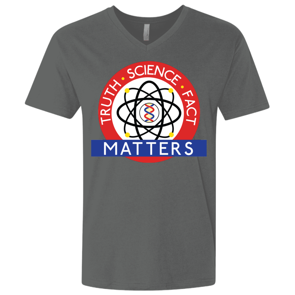 T-Shirts Heavy Metal / X-Small Truth Science Fact Men's Premium V-Neck