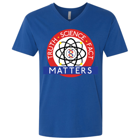 T-Shirts Royal / X-Small Truth Science Fact Men's Premium V-Neck