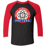T-Shirts Vintage Black/Vintage Red / X-Small Truth Science Fact Men's Triblend 3/4 Sleeve