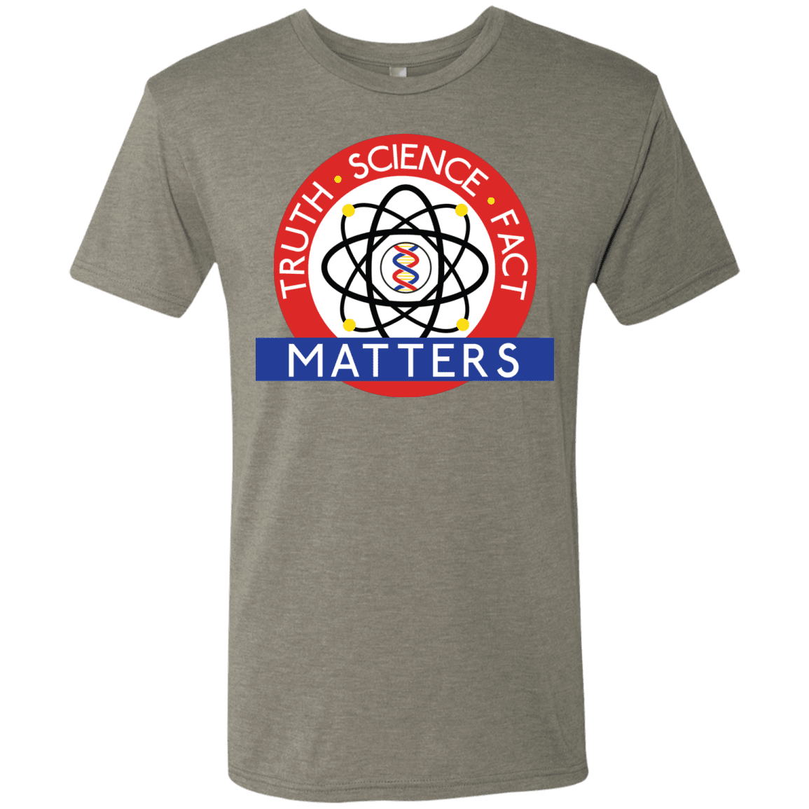 T-Shirts Venetian Grey / S Truth Science Fact Men's Triblend T-Shirt