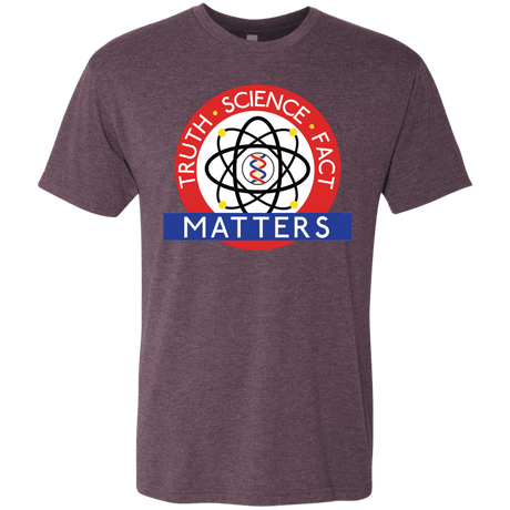 T-Shirts Vintage Purple / S Truth Science Fact Men's Triblend T-Shirt