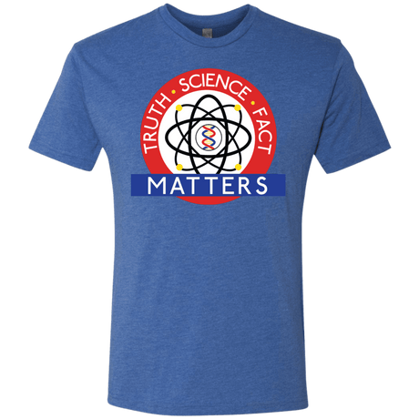 T-Shirts Vintage Royal / S Truth Science Fact Men's Triblend T-Shirt