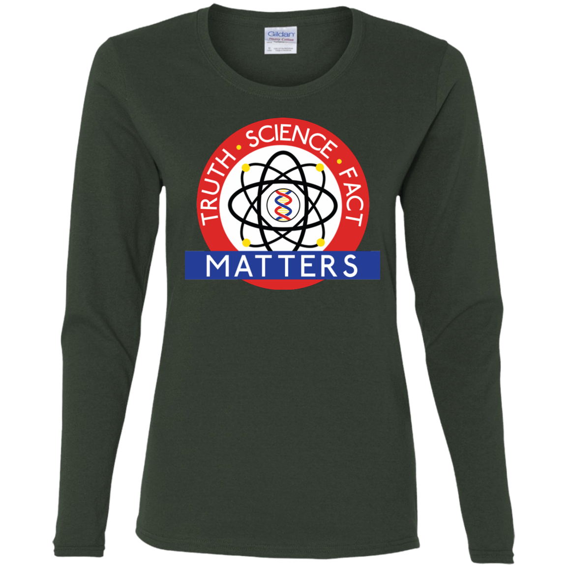 T-Shirts Forest / S Truth Science Fact Women's Long Sleeve T-Shirt