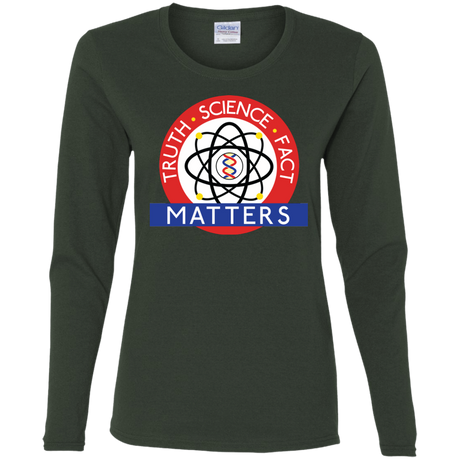 T-Shirts Forest / S Truth Science Fact Women's Long Sleeve T-Shirt