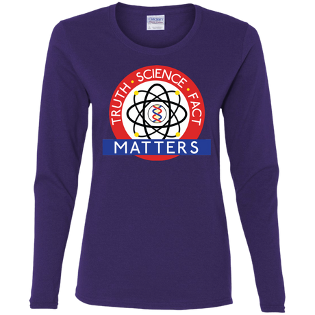 T-Shirts Purple / S Truth Science Fact Women's Long Sleeve T-Shirt