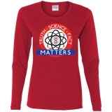 T-Shirts Red / S Truth Science Fact Women's Long Sleeve T-Shirt