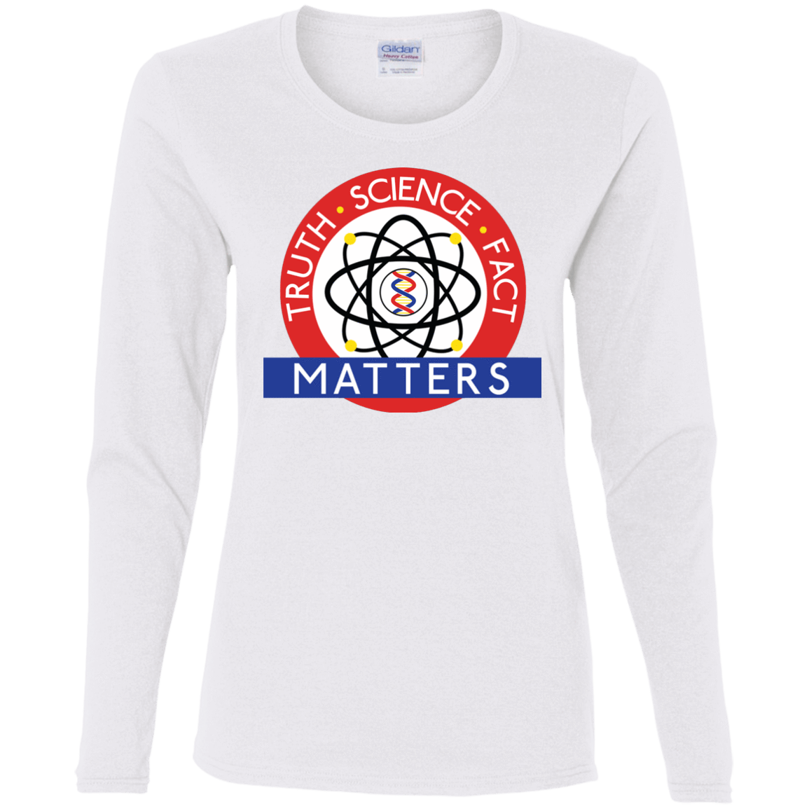 T-Shirts White / S Truth Science Fact Women's Long Sleeve T-Shirt