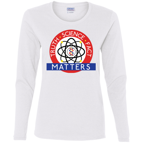 T-Shirts White / S Truth Science Fact Women's Long Sleeve T-Shirt