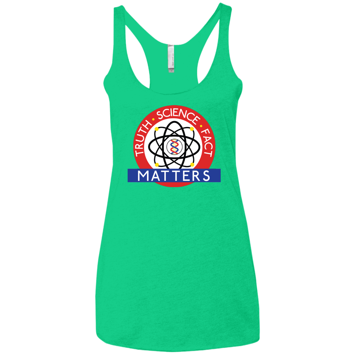 Truth Science Fact Women's Triblend Racerback Tank