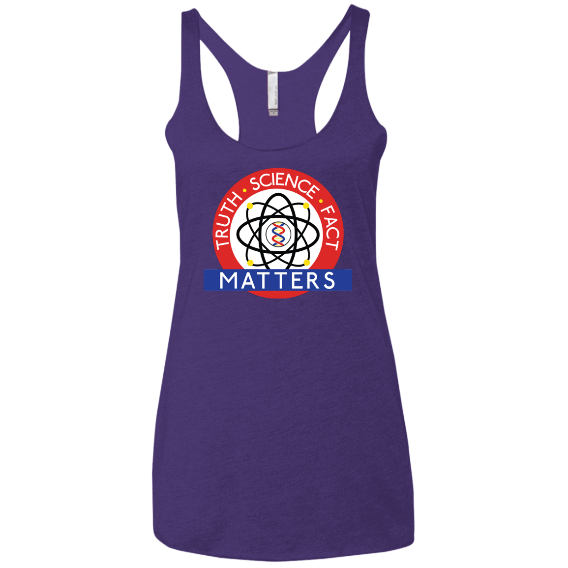 Truth Science Fact Women's Triblend Racerback Tank