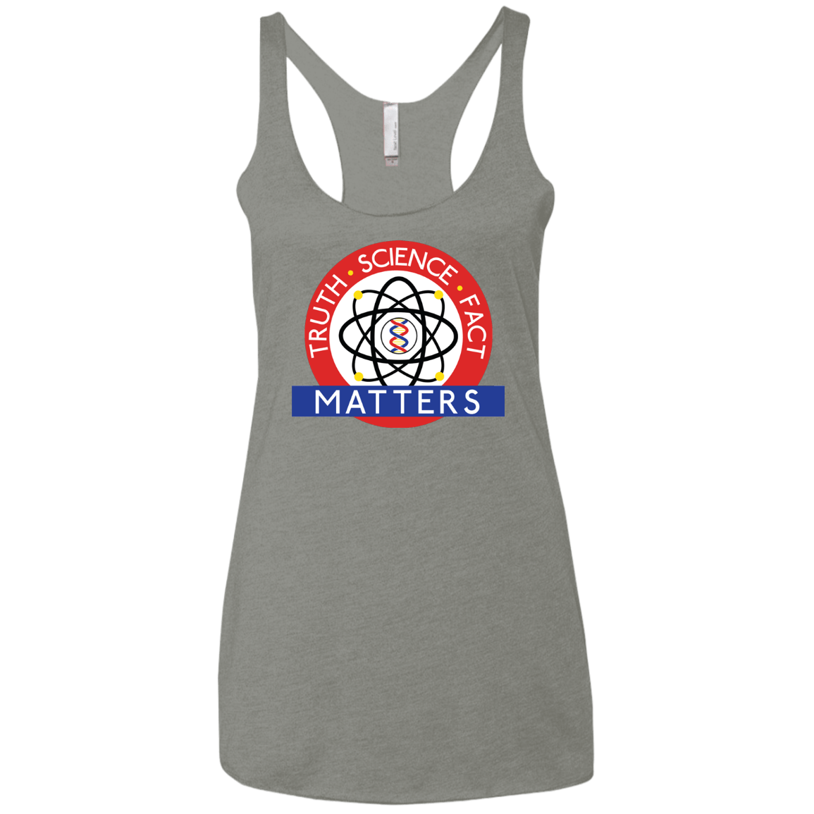 Truth Science Fact Women's Triblend Racerback Tank