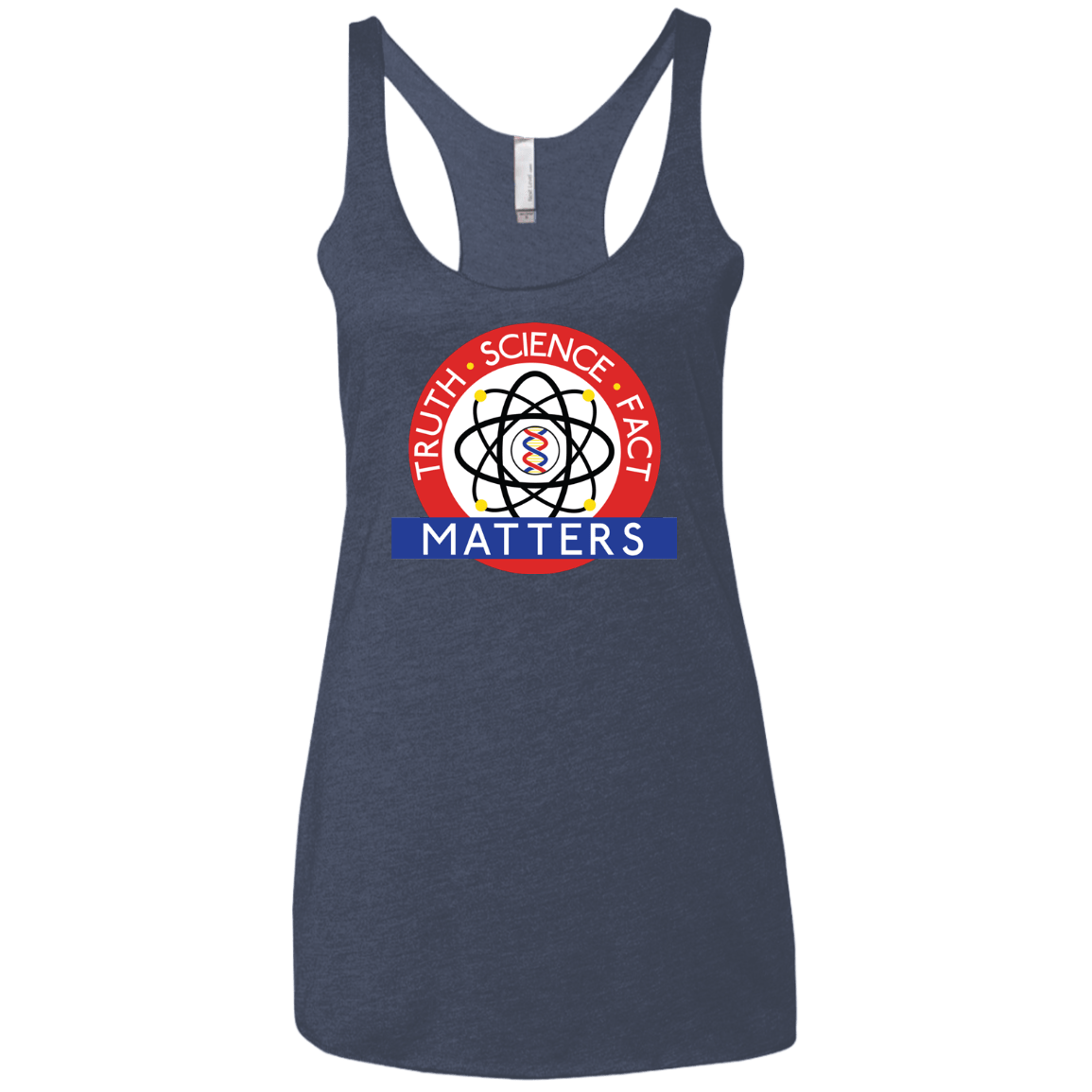 Truth Science Fact Women's Triblend Racerback Tank
