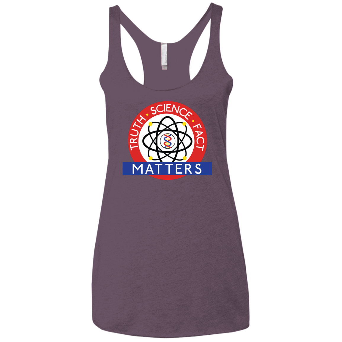 Truth Science Fact Women's Triblend Racerback Tank