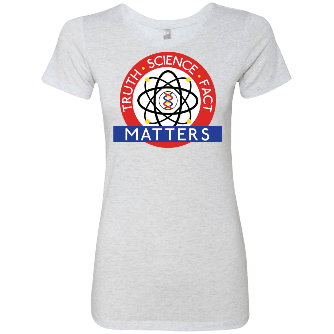 T-Shirts Heather White / S Truth Science Fact Women's Triblend T-Shirt