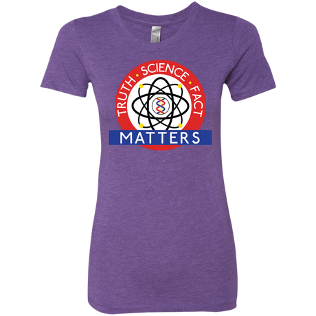 T-Shirts Purple Rush / S Truth Science Fact Women's Triblend T-Shirt