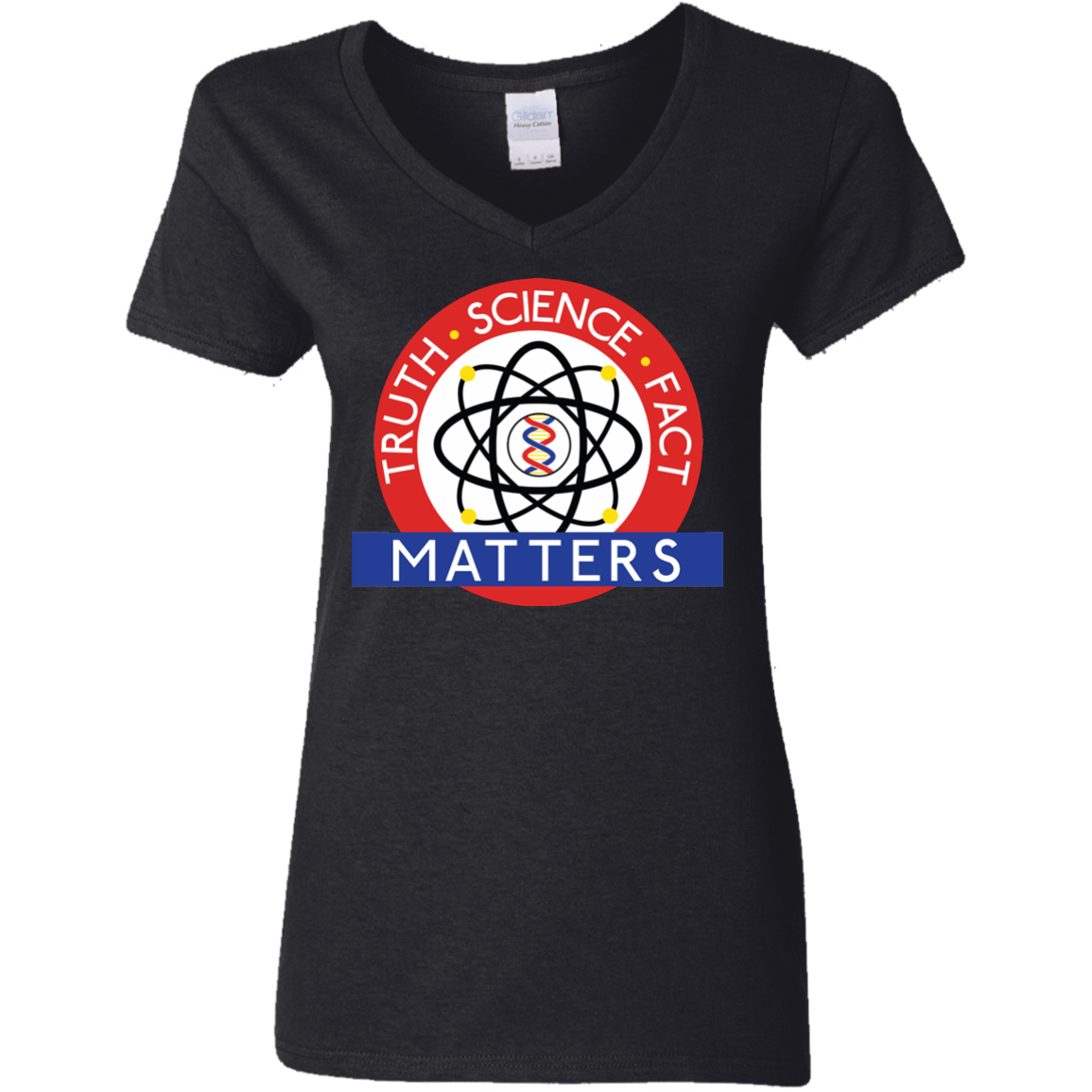 T-Shirts Black / S Truth Science Fact Women's V-Neck T-Shirt