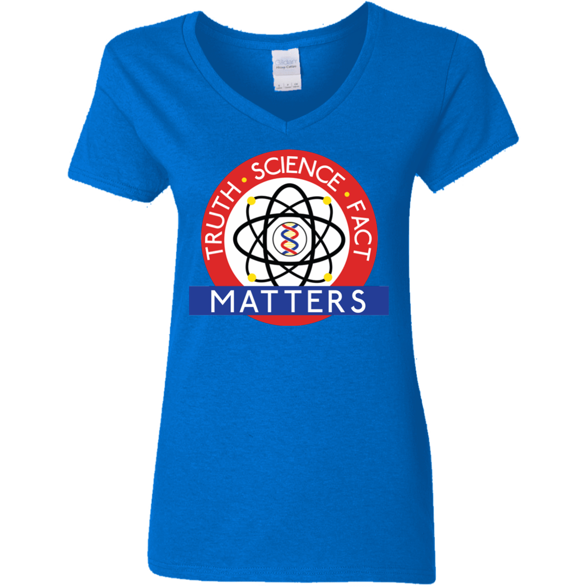 T-Shirts Royal / S Truth Science Fact Women's V-Neck T-Shirt