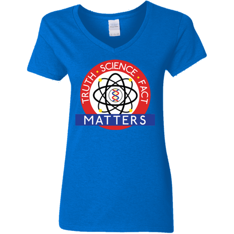 T-Shirts Royal / S Truth Science Fact Women's V-Neck T-Shirt