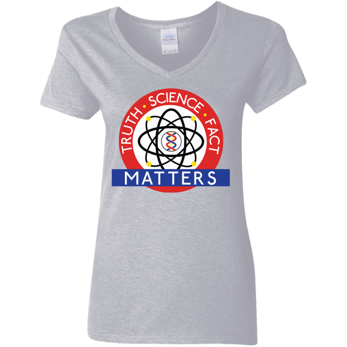 T-Shirts Sport Grey / S Truth Science Fact Women's V-Neck T-Shirt