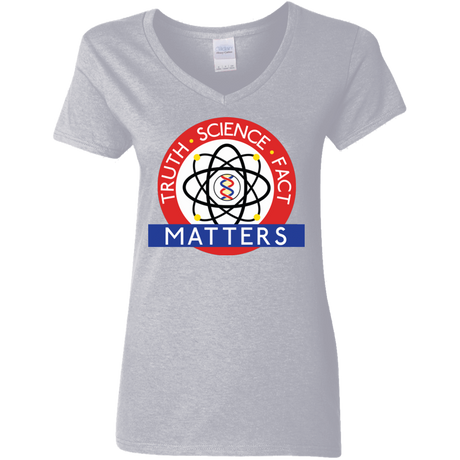 T-Shirts Sport Grey / S Truth Science Fact Women's V-Neck T-Shirt