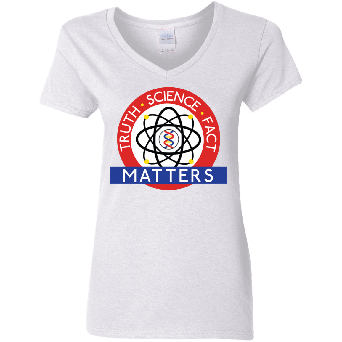 T-Shirts White / S Truth Science Fact Women's V-Neck T-Shirt