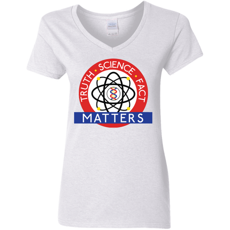 T-Shirts White / S Truth Science Fact Women's V-Neck T-Shirt