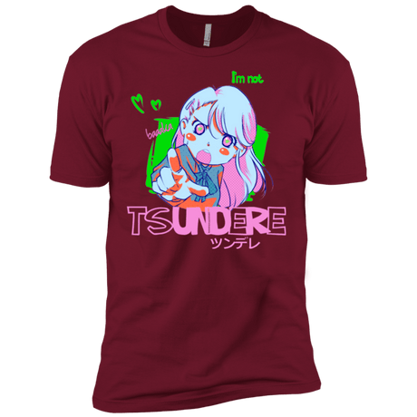 T-Shirts Cardinal / X-Small Tsundere Men's Premium T-Shirt