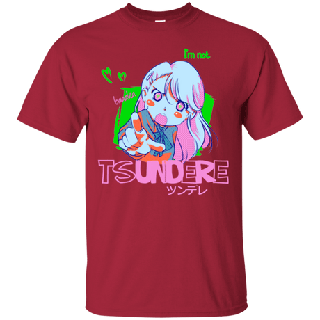 T-Shirts Cardinal / Small Tsundere T-Shirt