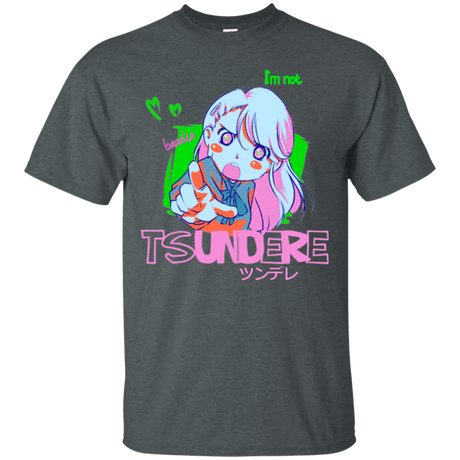 T-Shirts Dark Heather / Small Tsundere T-Shirt