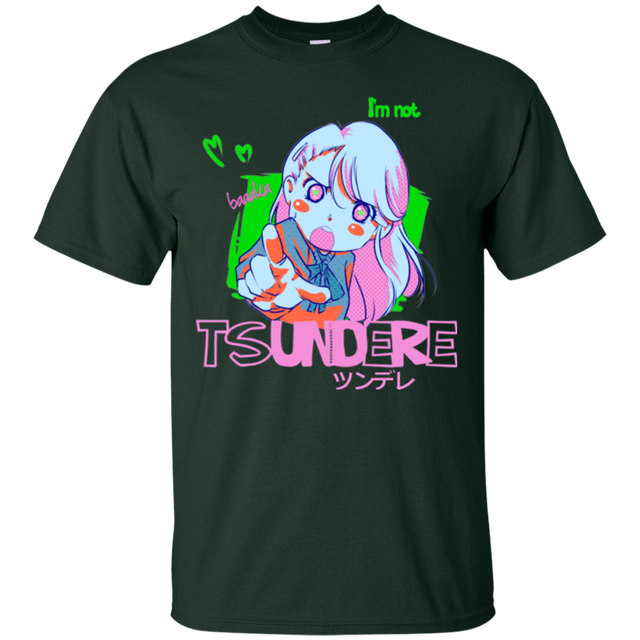 T-Shirts Forest Green / Small Tsundere T-Shirt