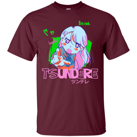 T-Shirts Maroon / Small Tsundere T-Shirt