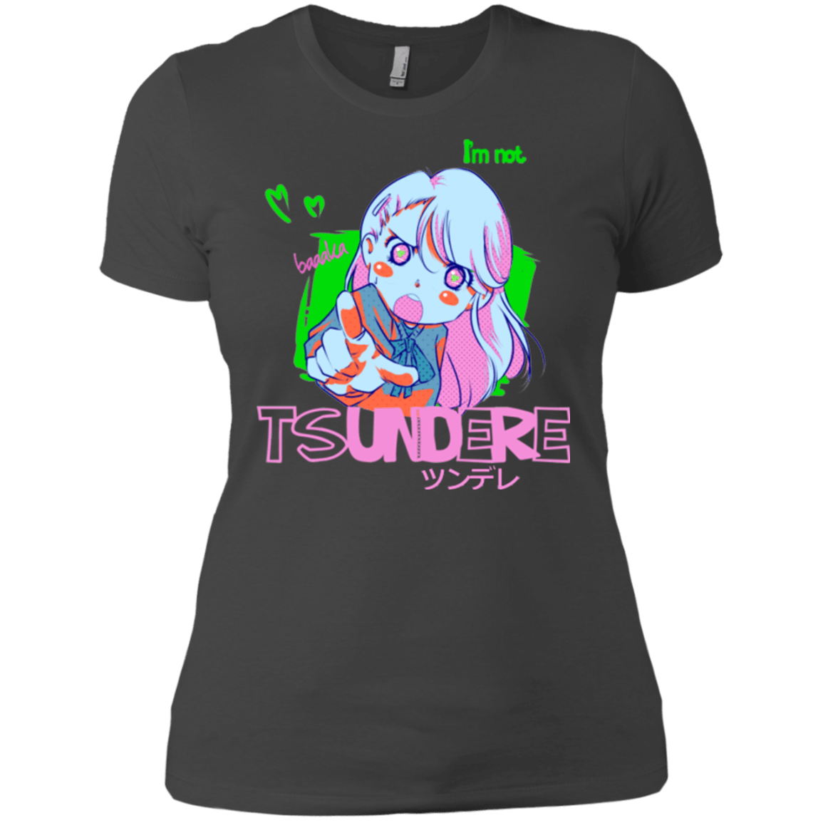 T-Shirts Heavy Metal / X-Small Tsundere Women's Premium T-Shirt