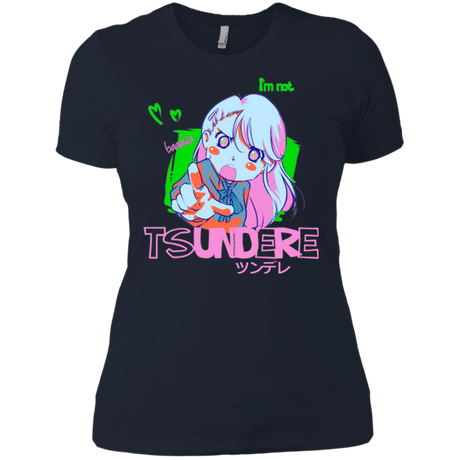 T-Shirts Midnight Navy / X-Small Tsundere Women's Premium T-Shirt