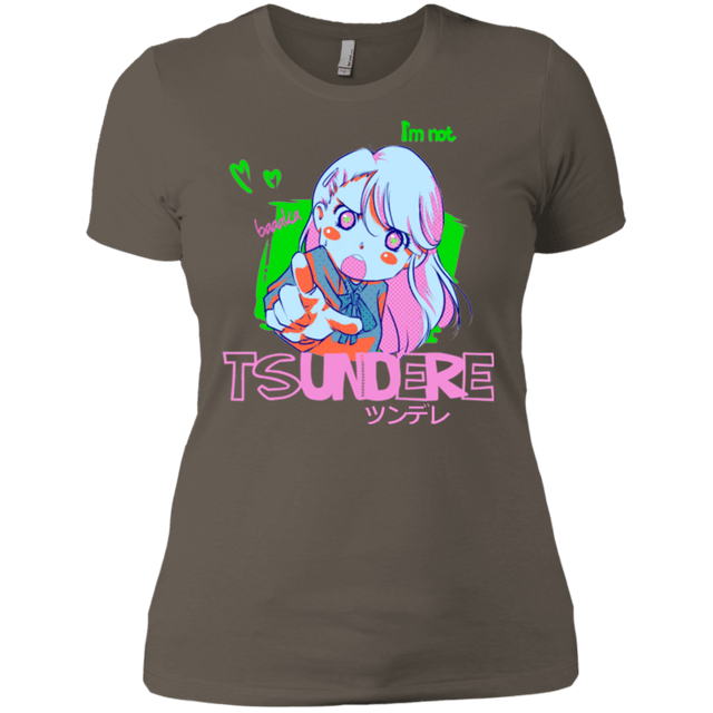 T-Shirts Warm Grey / X-Small Tsundere Women's Premium T-Shirt
