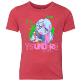 T-Shirts Vintage Red / YXS Tsundere Youth Triblend T-Shirt