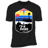 T-Shirts Black / S Tulsa OK Men's Premium T-Shirt