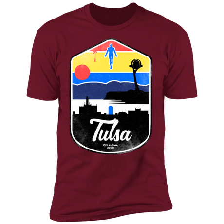 T-Shirts Cardinal / S Tulsa OK Men's Premium T-Shirt