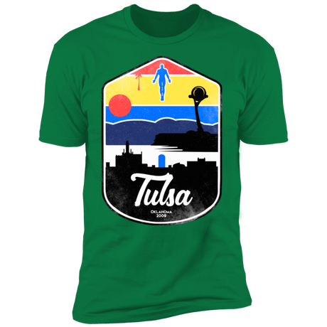 T-Shirts Kelly Green / S Tulsa OK Men's Premium T-Shirt