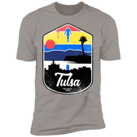 T-Shirts Light Grey / S Tulsa OK Men's Premium T-Shirt