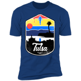 T-Shirts Royal / S Tulsa OK Men's Premium T-Shirt