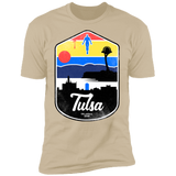 T-Shirts Sand / S Tulsa OK Men's Premium T-Shirt