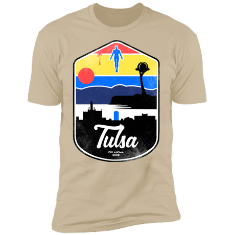 T-Shirts Sand / S Tulsa OK Men's Premium T-Shirt