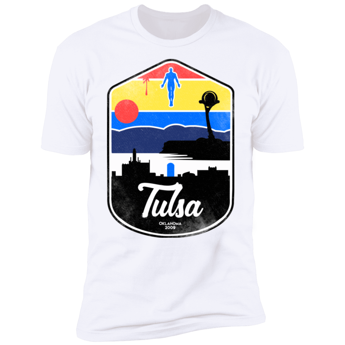T-Shirts White / S Tulsa OK Men's Premium T-Shirt